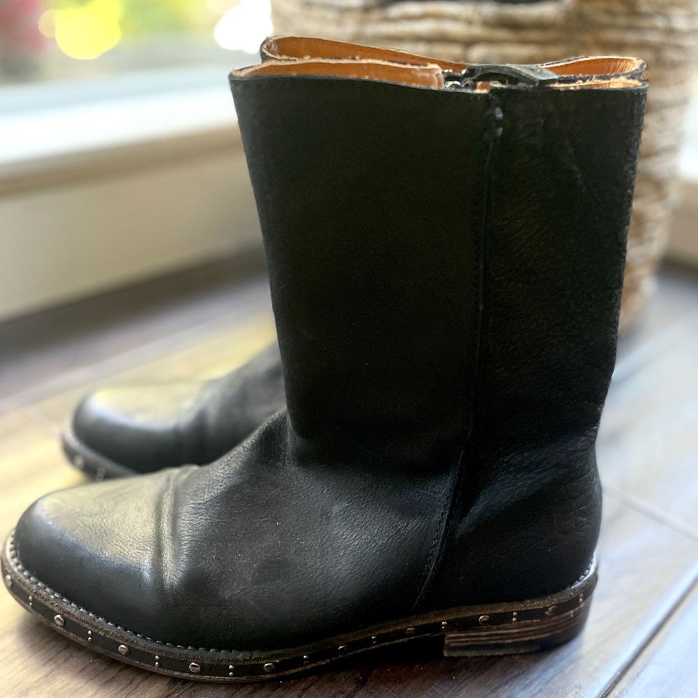 John Fluevog Black Ankle Boots